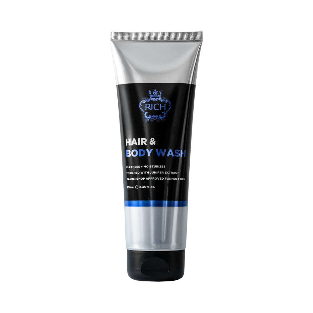 RICH FOR MEN 2-ühes juuste ja keha pesugeel meestele, 250ml