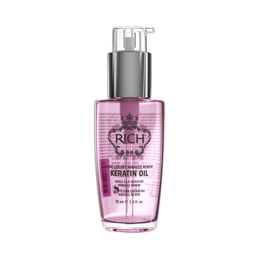 RICH MIRACLE RENEW KERATIN keratiiniga juukseõli, 70ml