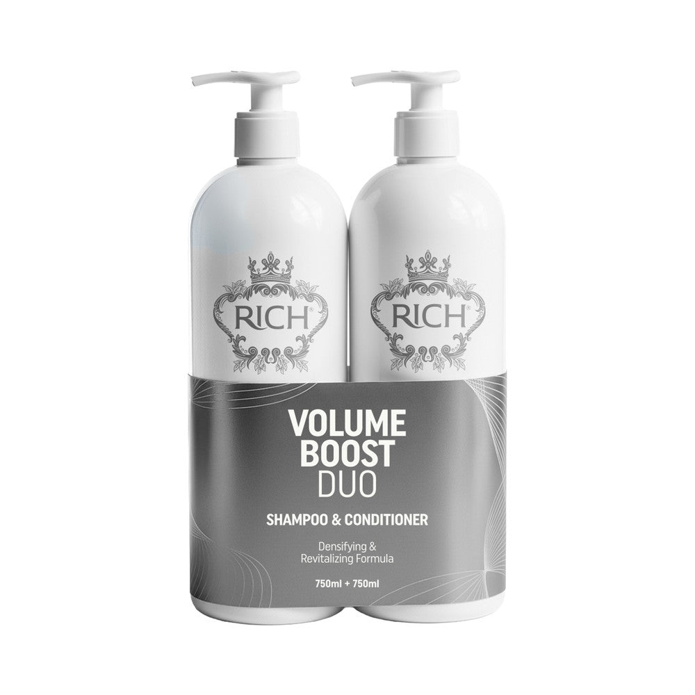 RICH Volume Boost Duo kohevust andev šampooni ja palsami komplekt, 750ml+750ml