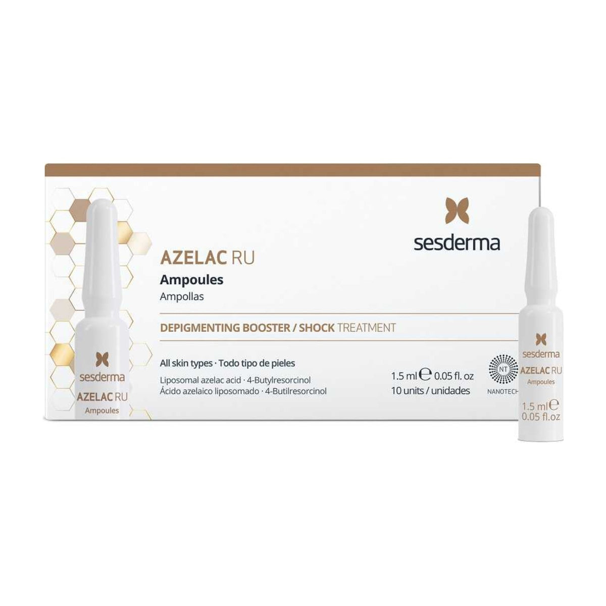 Sesderma AZELAC RU pigmendilaikudevastased ampullid, 10x1,5ml