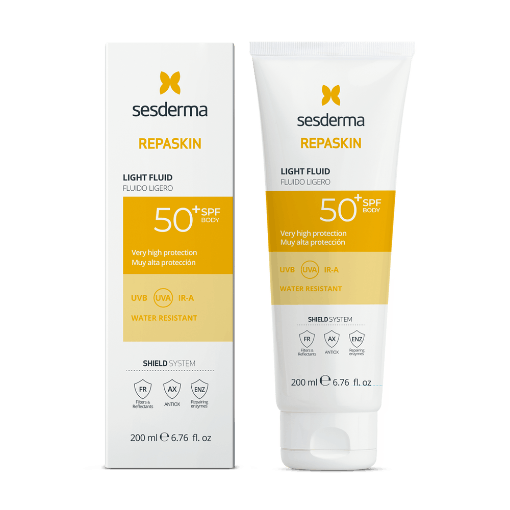 Sesderma REPASKIN päikesekaitseemulsioon kehale SPF 50, 200ml