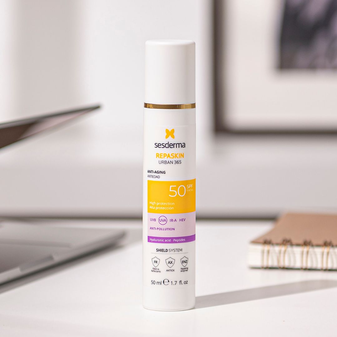 Sesderma REPASKIN URBAN 365 Anti-aging SPF50 vananemisvastane päikesekaitsekreem näole SPF 50, 50ml, pilt 2