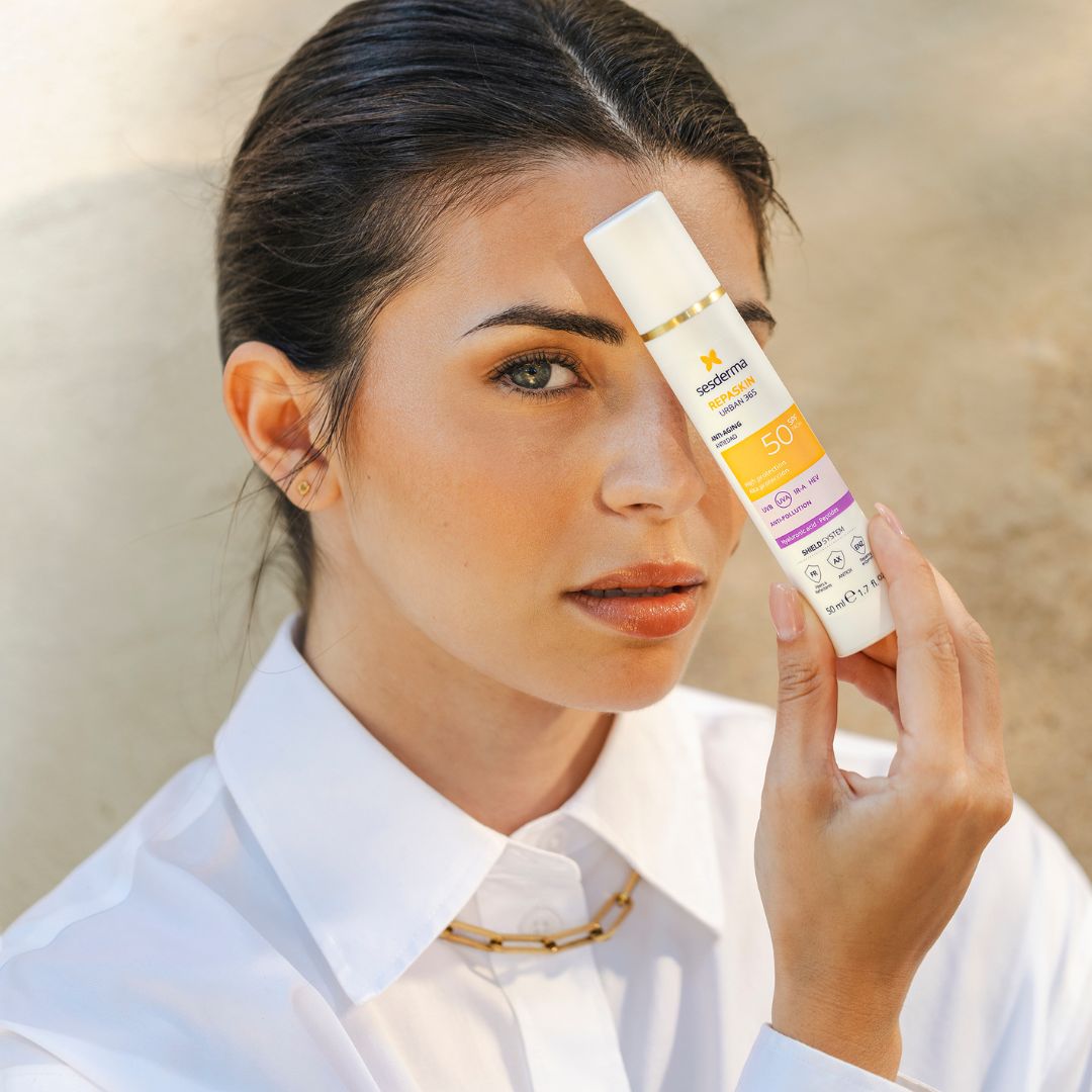 Sesderma REPASKIN URBAN 365 Anti-aging SPF50 vananemisvastane päikesekaitsekreem näole SPF 50, 50ml, pilt 4