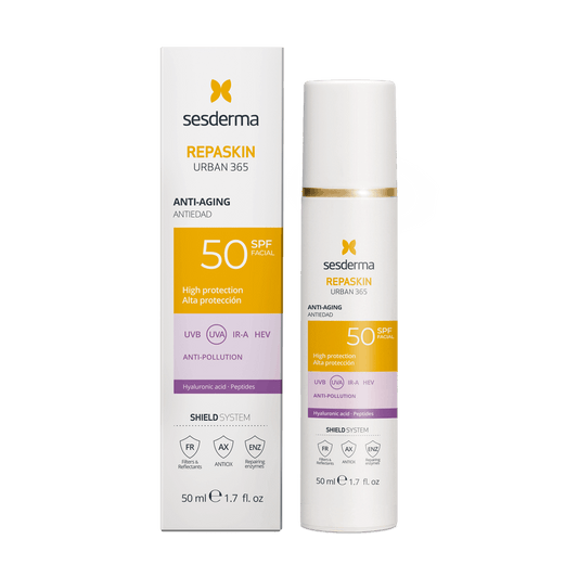Sesderma REPASKIN URBAN 365 Anti-aging SPF50 vananemisvastane päikesekaitsekreem näole SPF 50, 50ml