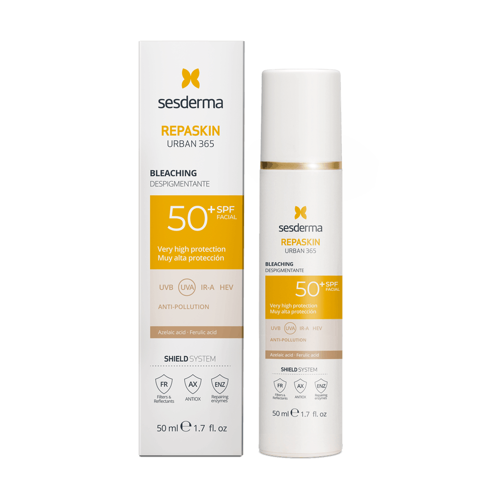 Sesderma REPASKIN URBAN 365 Depigmenting SPF50+ depigmenteeriv päikesekaitsekreem näole SPF 50, 50ml