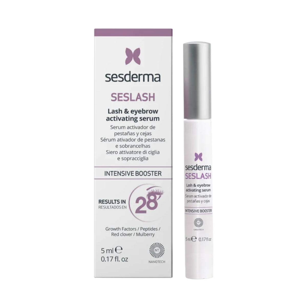 Sesderma SESLASH intensiivhooldusseerum ripsmetele ja kulmudele, 5ml