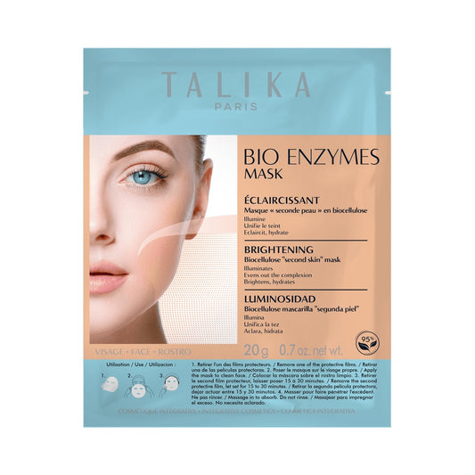 Talika BIO ENZYMES sära andev biotselluloosist näomask, 20g