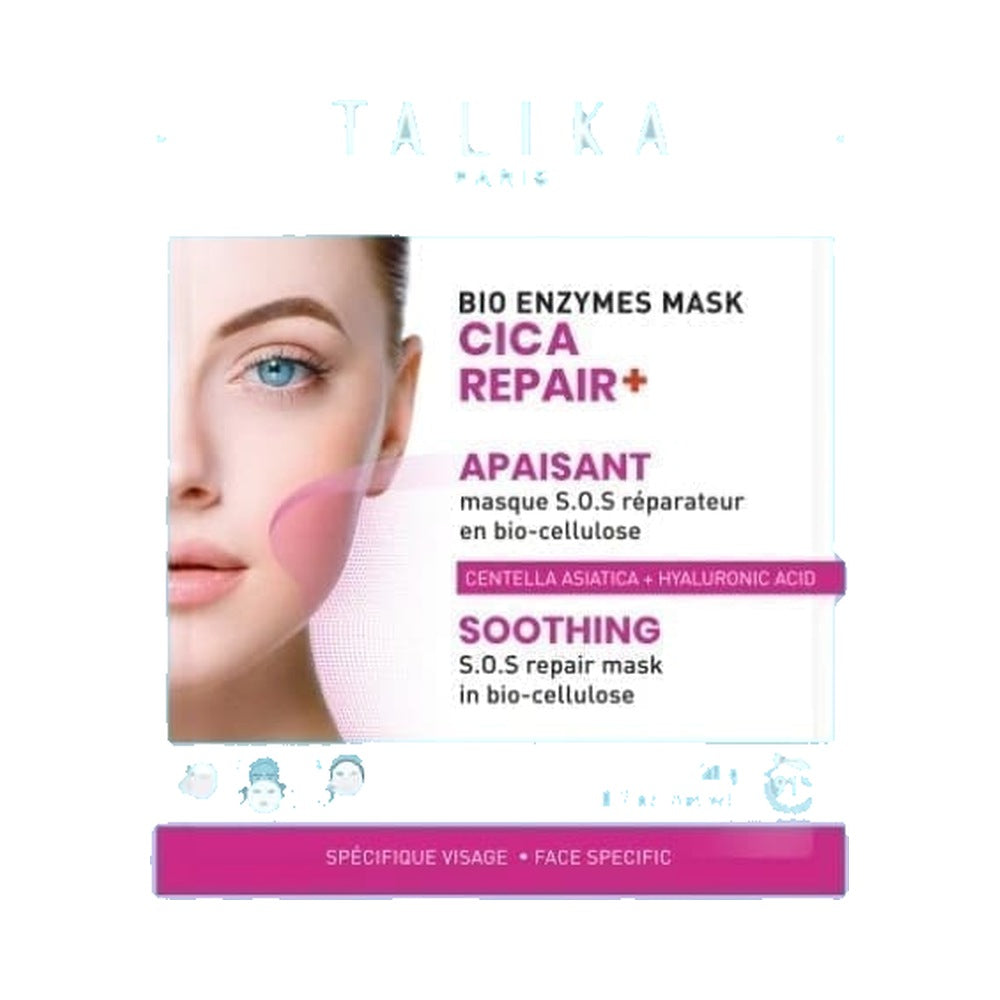 Talika CICA REPAIR rahustav S.O.S. biotselluloosist mask, 1tk