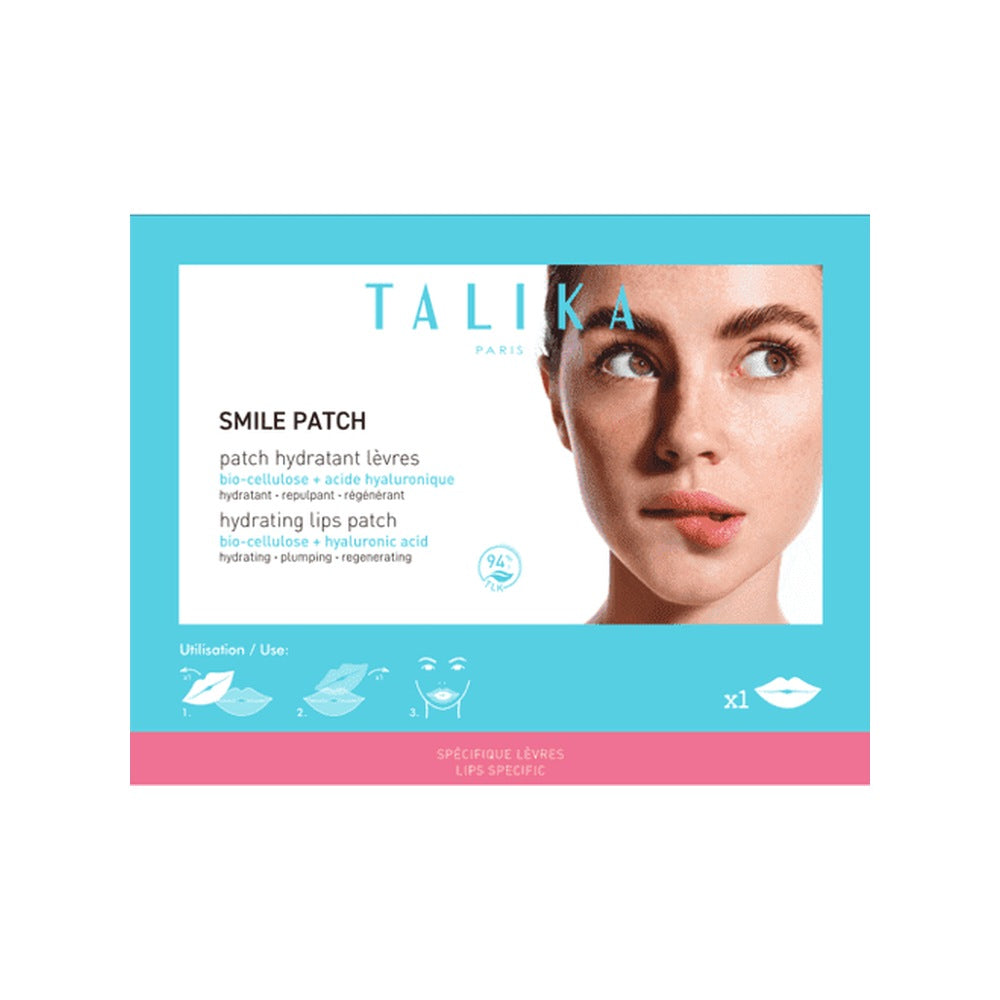 Talika SMILE PATCH niisutava, volüümi andva ja taastava toimega huulehooldusplaaster, 1tk