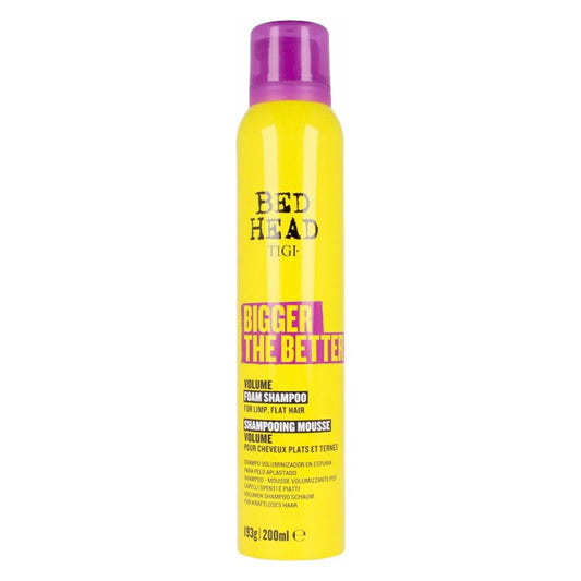 TIGI Bed Head Bigger The Better Foam Shampoo vahtšampoon mahu andmiseks, 200ml