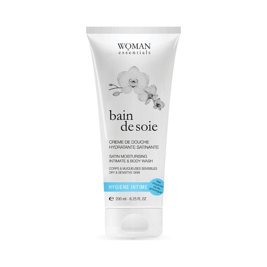 Woman Essentials BAIN DE SOIE Satin Moisturising Intimate & Body Wash niisutav pesukreem, 200ml